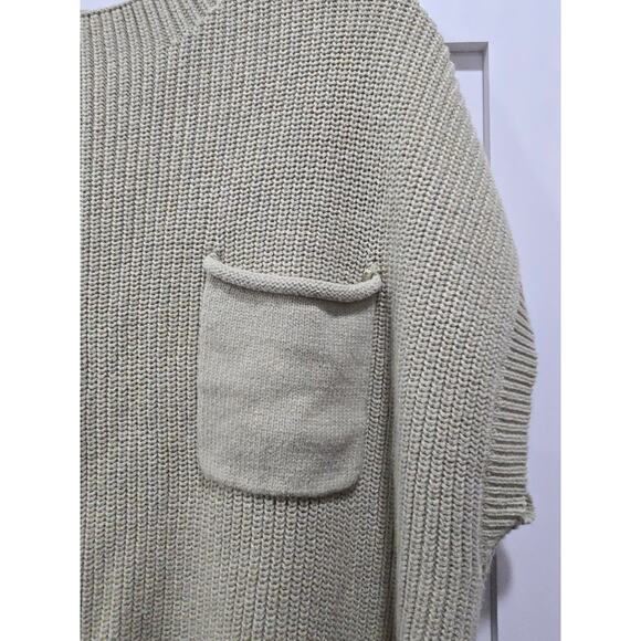NWOT Ugerlov Sage Short Sleeve Knit Sweater Top XL with Pocket - Picture 3 of 8